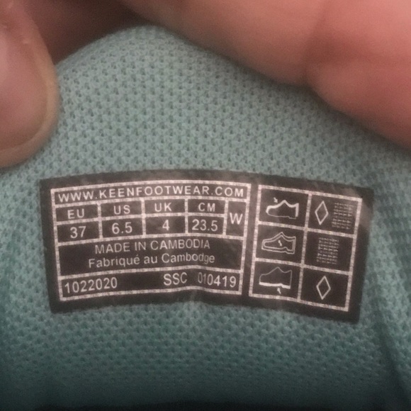 Keen Explore Vent Storm Marine Green US 6.5 - Picture 10 of 10